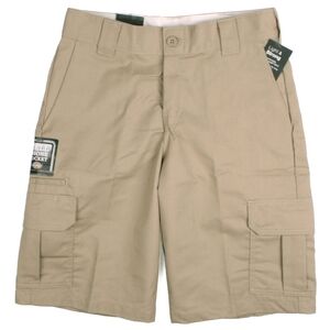 NWT Dickies Relaxed Fit Khaki Cargo Shorts | Size 30